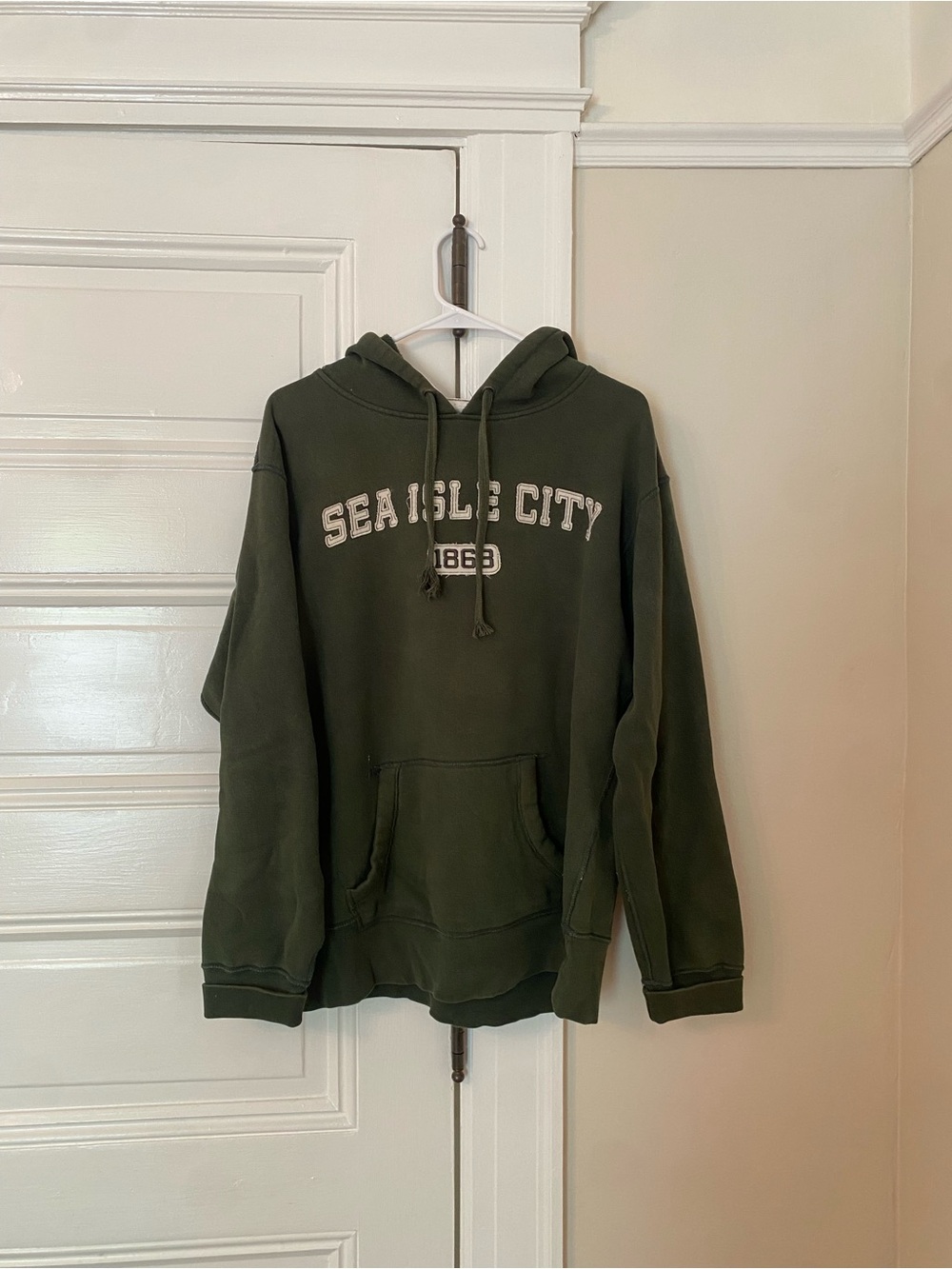 J. America Forest Green SEA ISLE CITY Pullover Hoodie